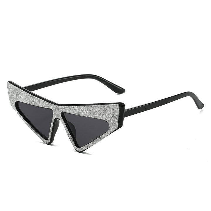 Women's futuristic sunglasses with glittering frame Stornfield