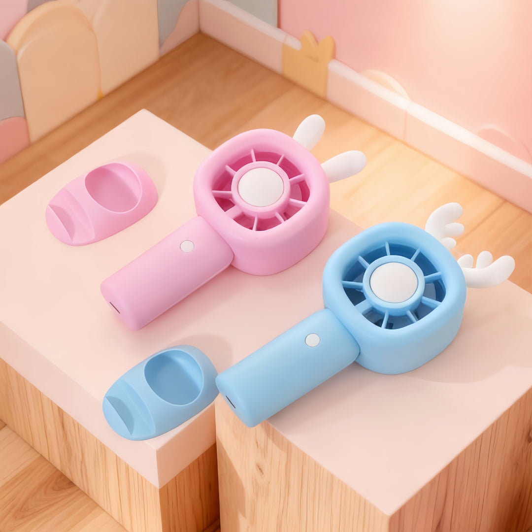 Ladies' portable mini fan in playful bunny design Stornfield