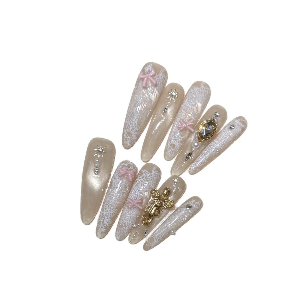 Decorative Press-On Nail Tips Stornfield