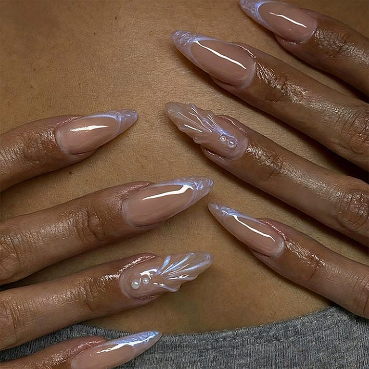 Artificial nail set with elegant 3D design Stornfield
