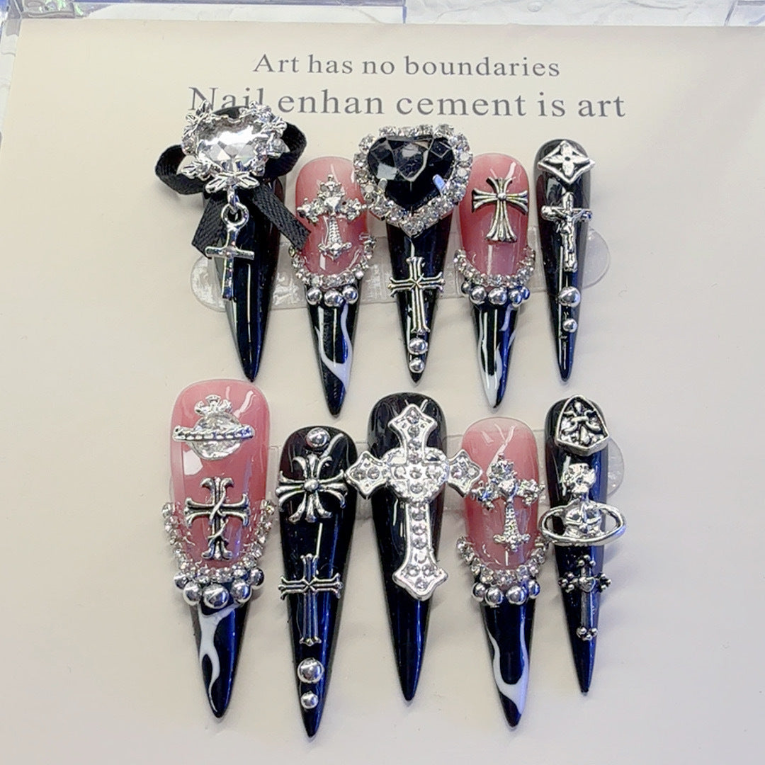 Gothic Inspired Decorative Nail Art Set