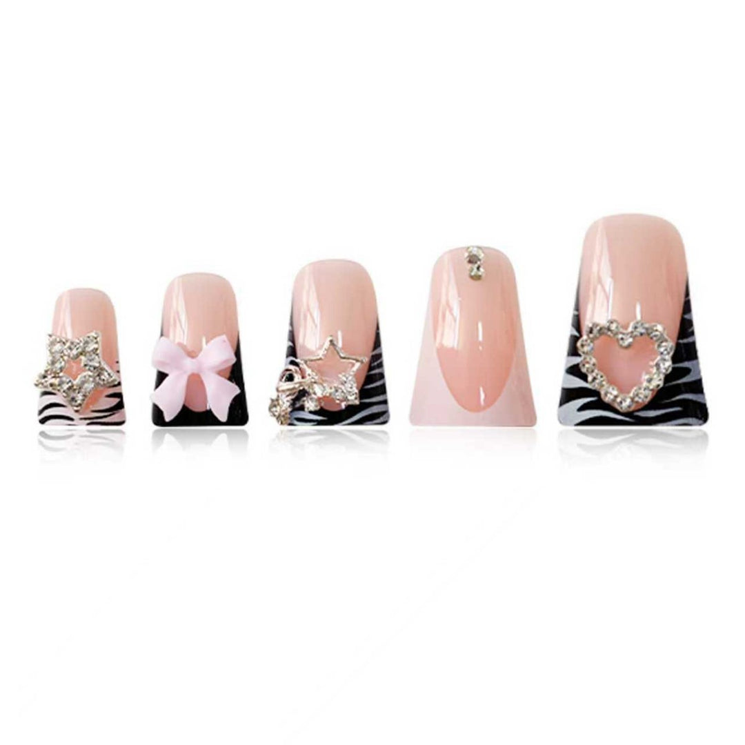 Artistic 3D Embellished Press-On Nail Extensions Stornfield