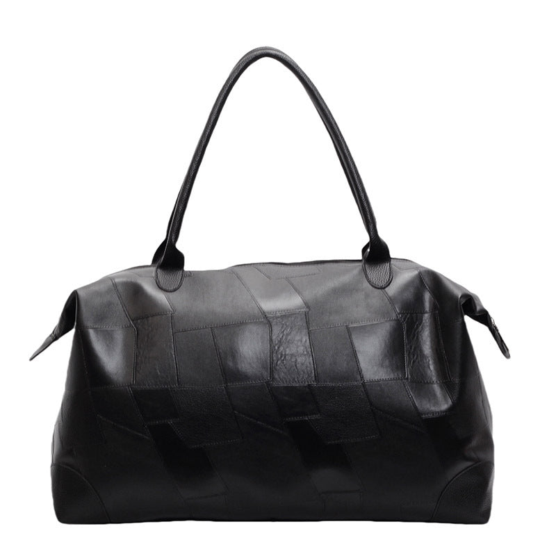 Luxurious Leather Travel Duffle Bag
