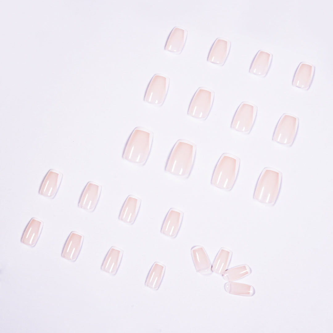 Elegant Nail Extensions with French Tip Stornfield