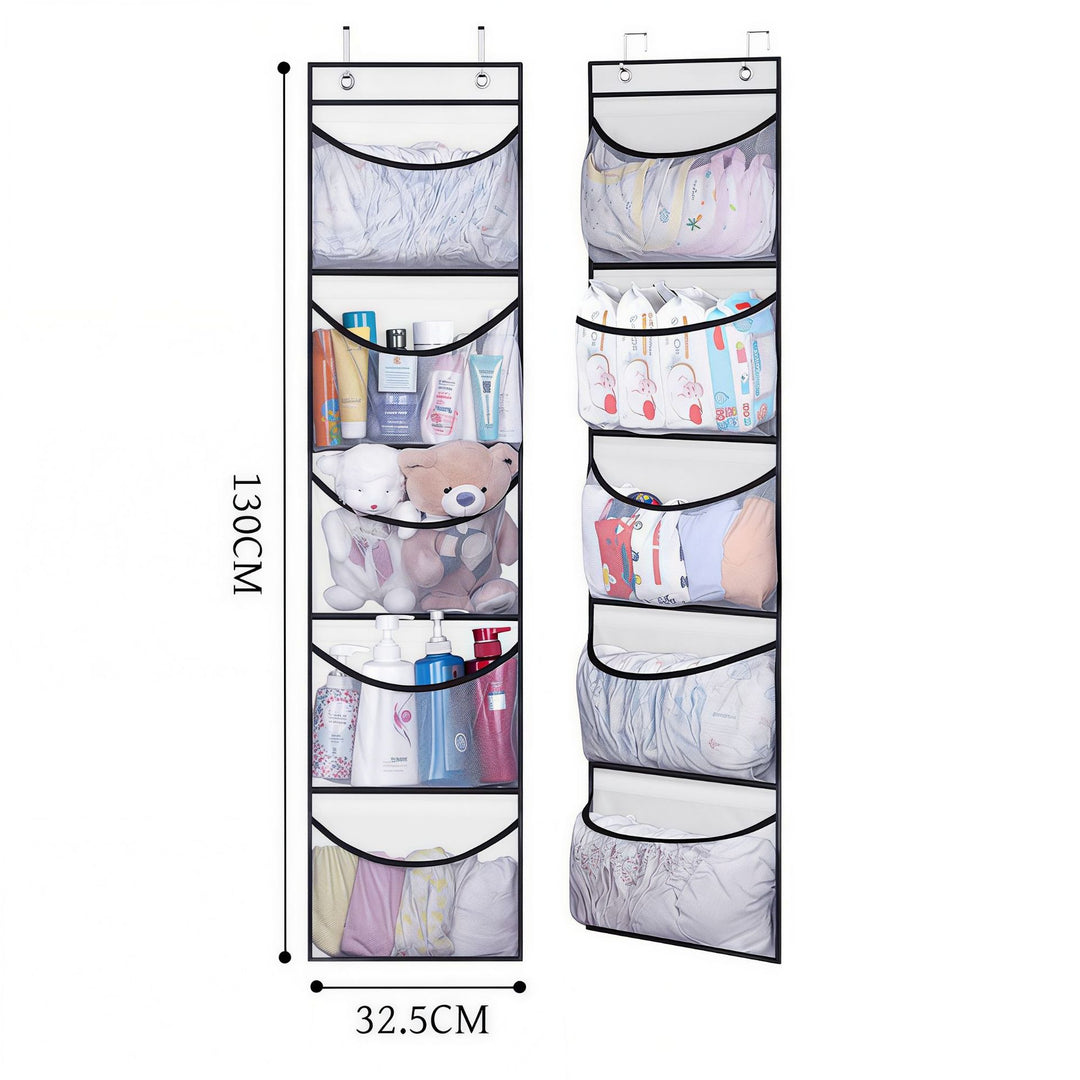 Vertical storage system made of net material Stornfield