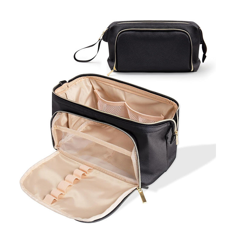 Cosmetic Organizer Bag with Adjustable Interior Compartment Stornfield