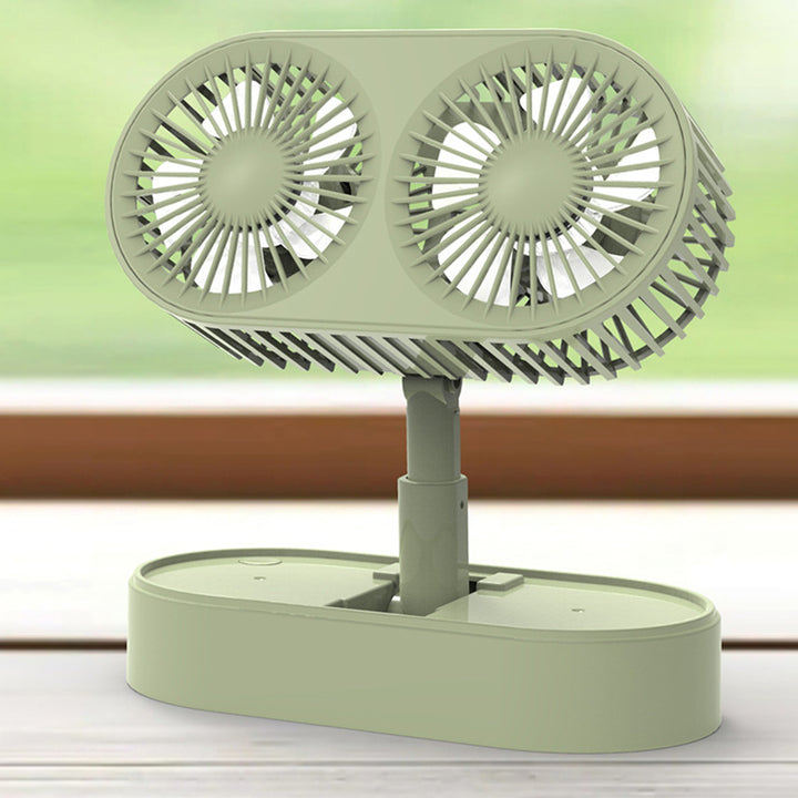 Ladies double rotatable table fan Stornfield