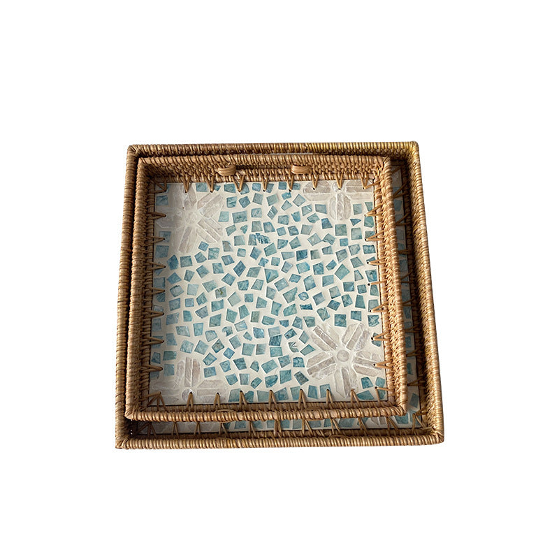 Women's decorative mosaic serving platter set Stornfield