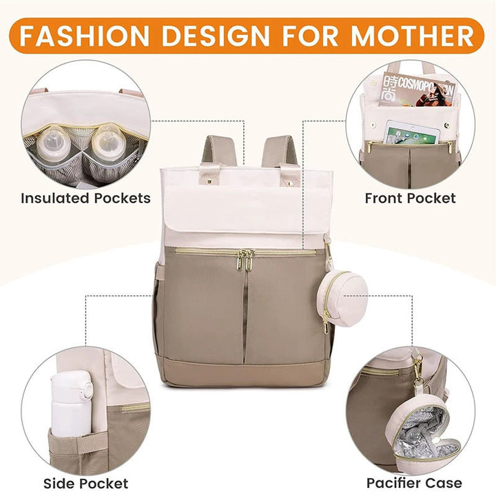Multifunctional handbag with detachable backpack straps Stornfield