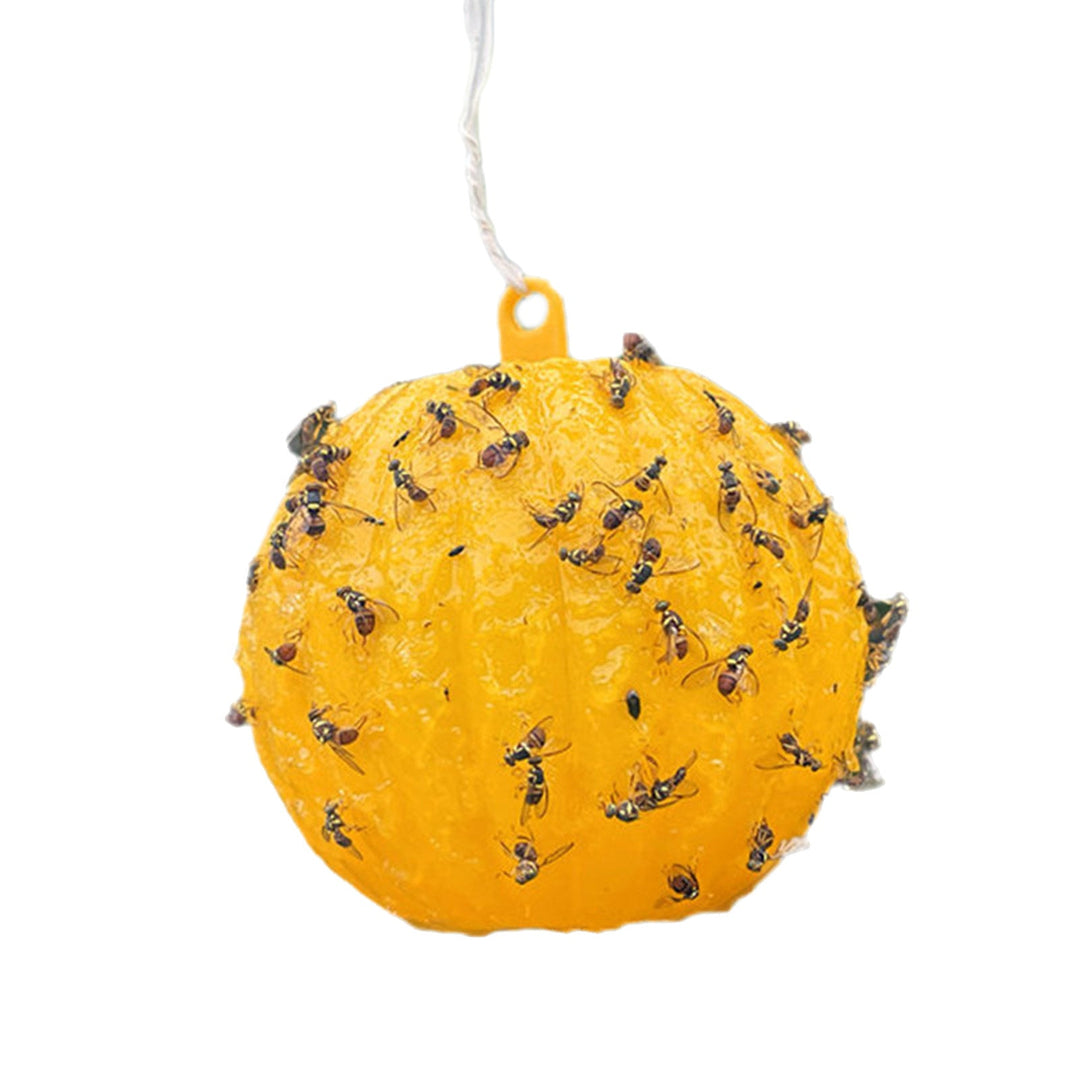 Hanging adhesive wasp trap sphere for outdoor garden pest control Stornfield