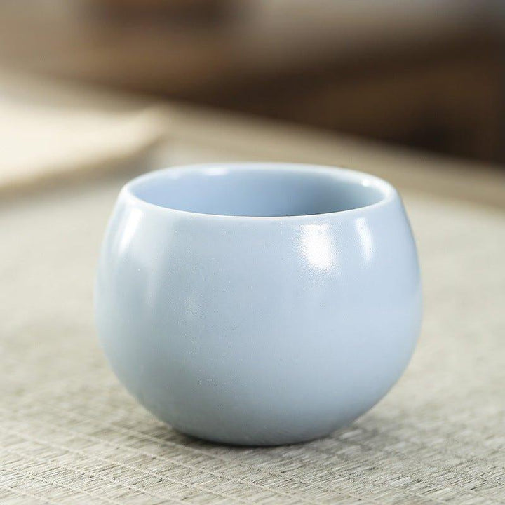 Oriental Handcrafted Ceramic Rounded Tea Cup Set | Stornfield