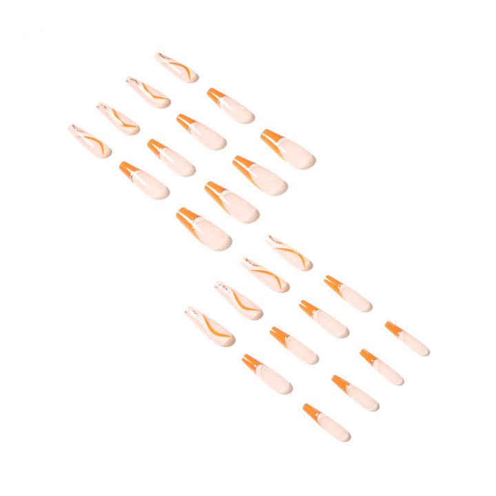 Artistic acrylic nails with elegant accents Stornfield
