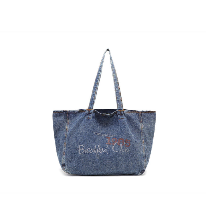 Casual Denim Tote Bag