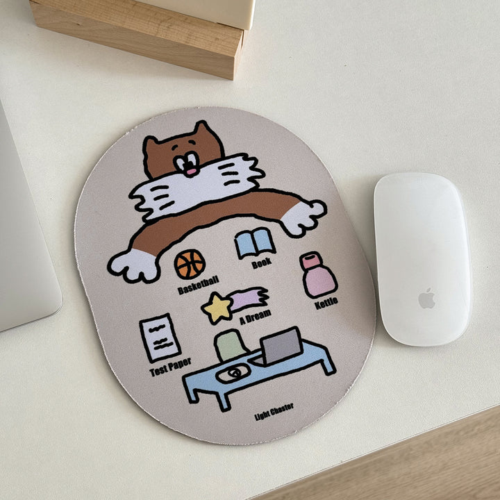 Cartoon-Themed Mouse Pad