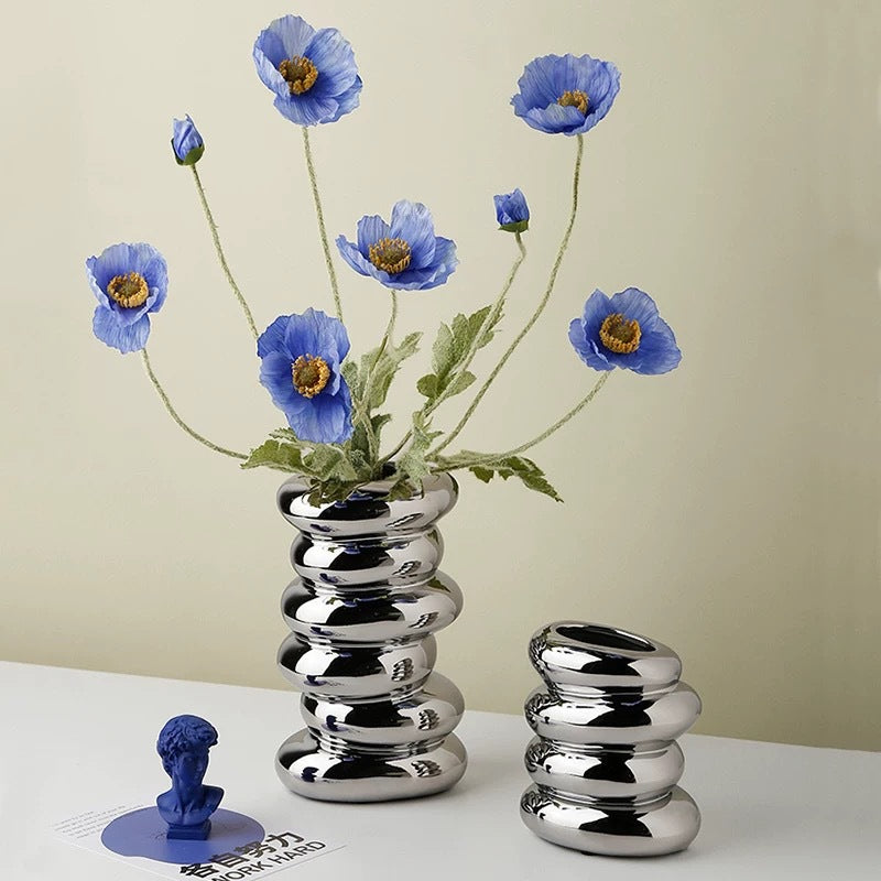 Artistic Spiral Ceramic Vase