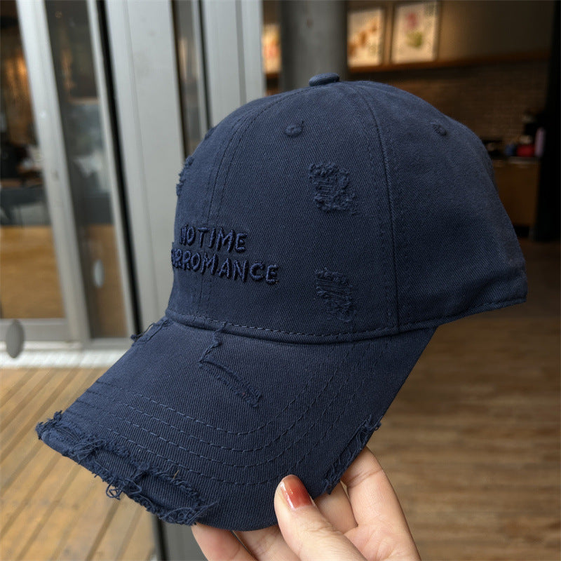 Women's Distressed Cotton Adjustable Baseball Cap Stornfield 1784084193
