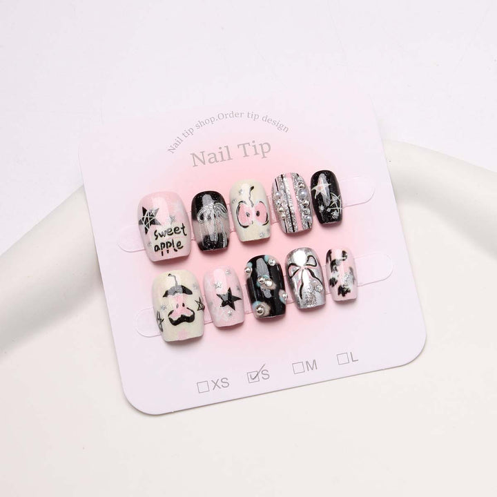 Artistic Press-On Nail Tips Set Stornfield
