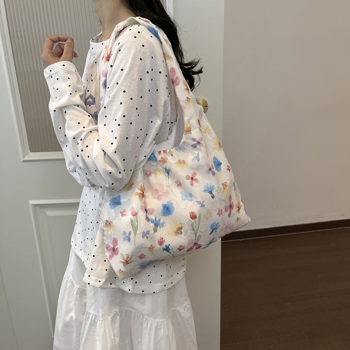 Eco-Friendly Tote Bag With Floral Design Stornfield