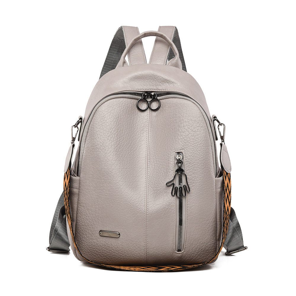 Casual Leather Backpack Stornfield
