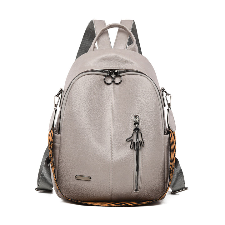 Casual Leather Backpack Stornfield