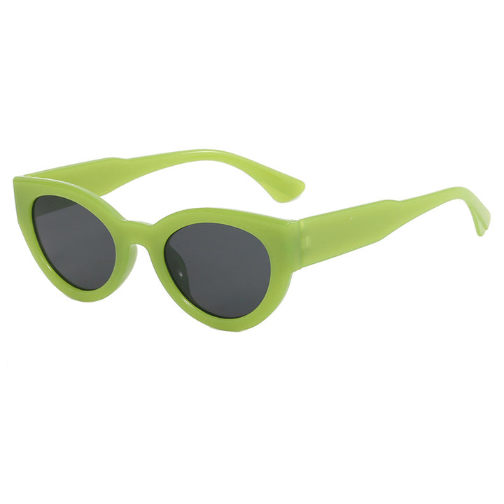 Ladies fashionable square sunglasses with mirrored lenses Stornfield
