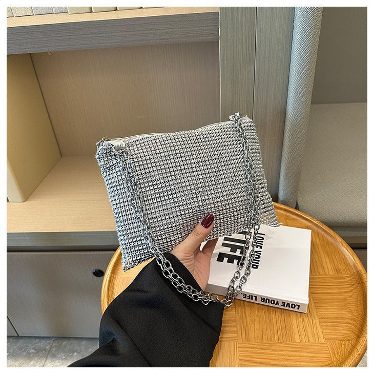 Elegant Beaded Evening Clutch Bag