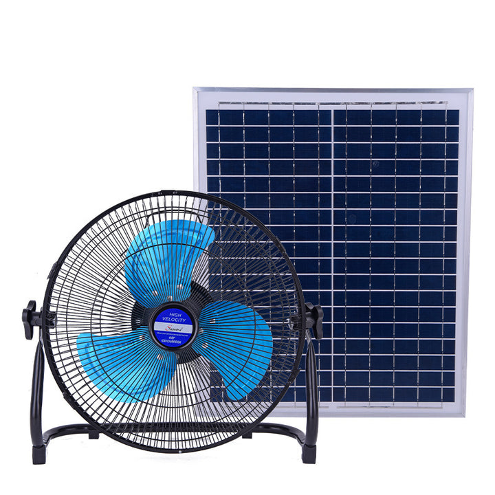 Women's Portable Solar Floor Fan with Silent Operation Stornfield