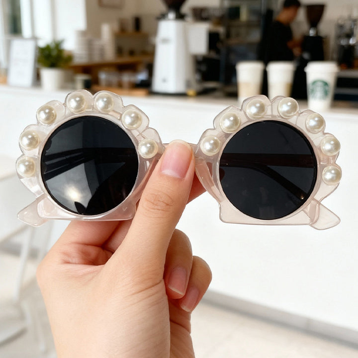 Pearl-Accented Vintage Inspired Sunglasses Stornfield