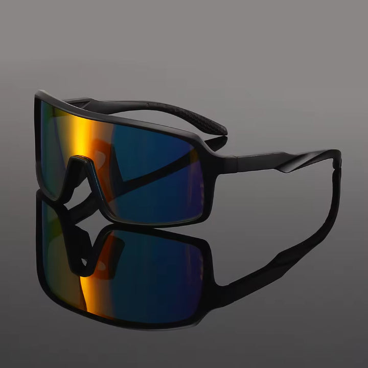 Ladies fashionable sunglasses in a futuristic design with large lenses Stornfield