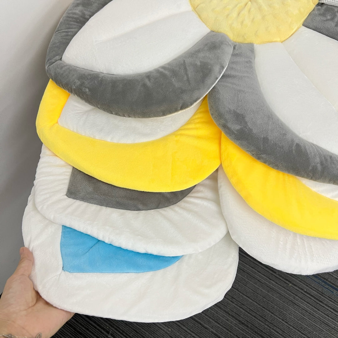 Flower-Shaped Padded Baby Play Mat Floor Cushion