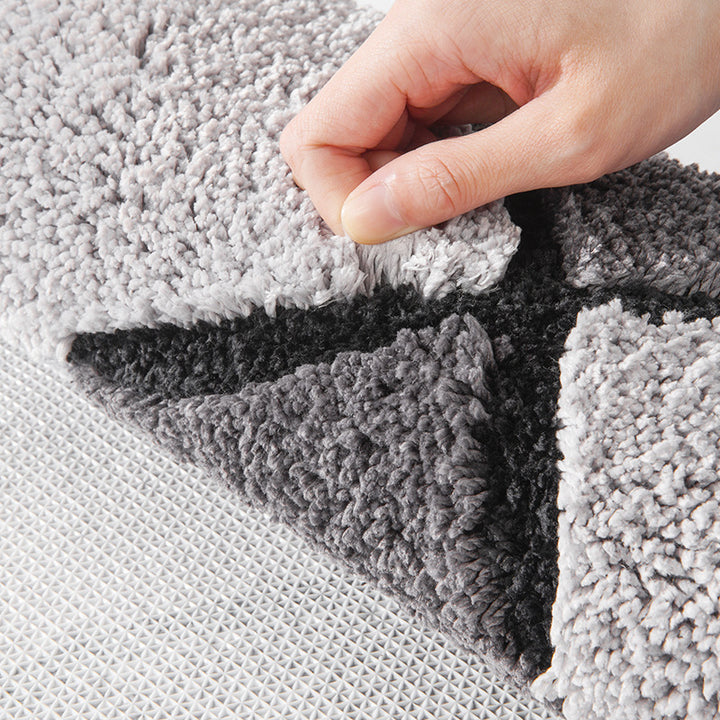 Geometric Pattern Bathroom Mat Stornfield