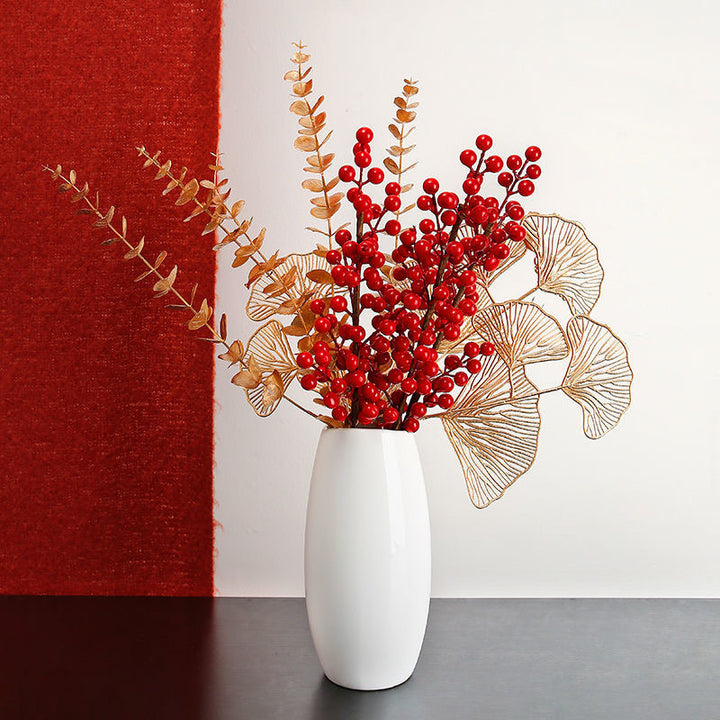 Decorative Golden Coin Branch Arrangement