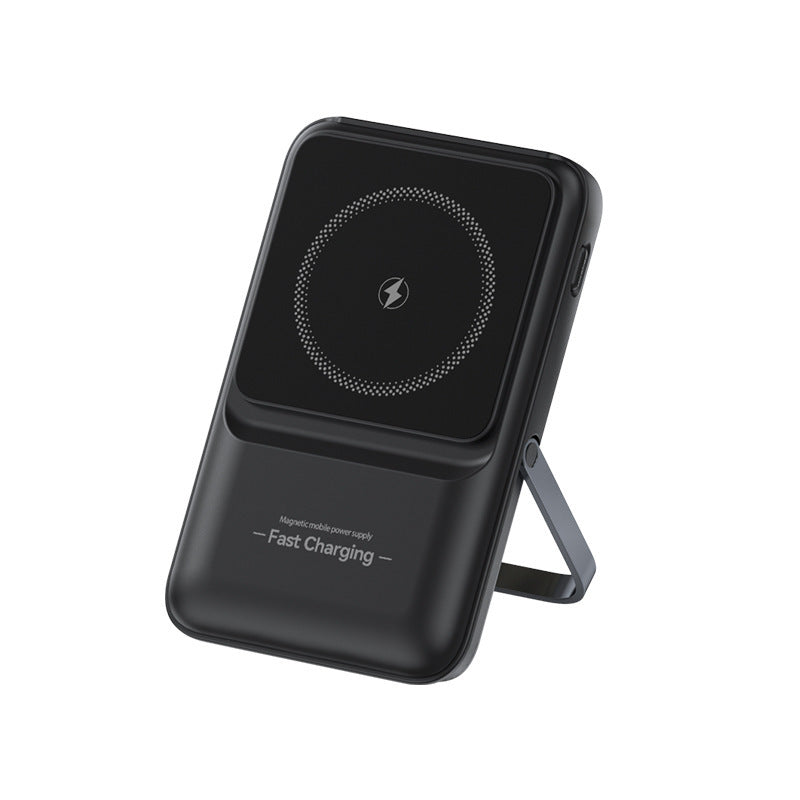 Portable power bank with magnetic charging technology and integrated cable management Stornfield