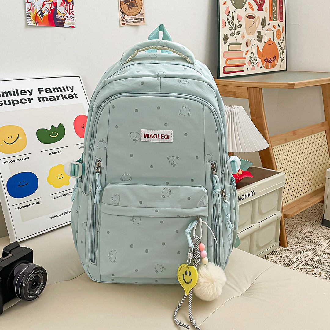 Playful Polka Dot Design Backpack Stornfield