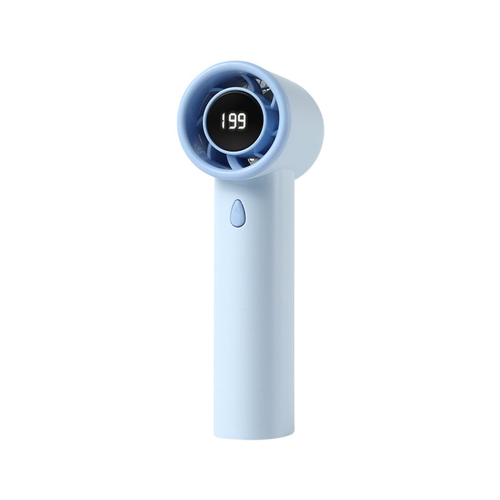 Unisex Portable Hand Fan with Digital Speed Display Stornfield