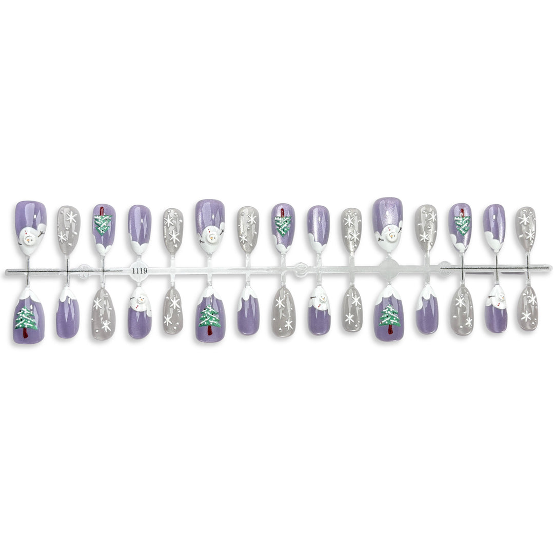 Holiday-Themed Press-On Nail Art Collection