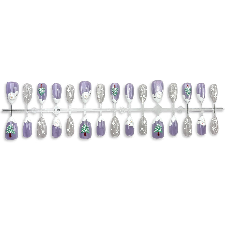 Holiday-Themed Press-On Nail Art Collection