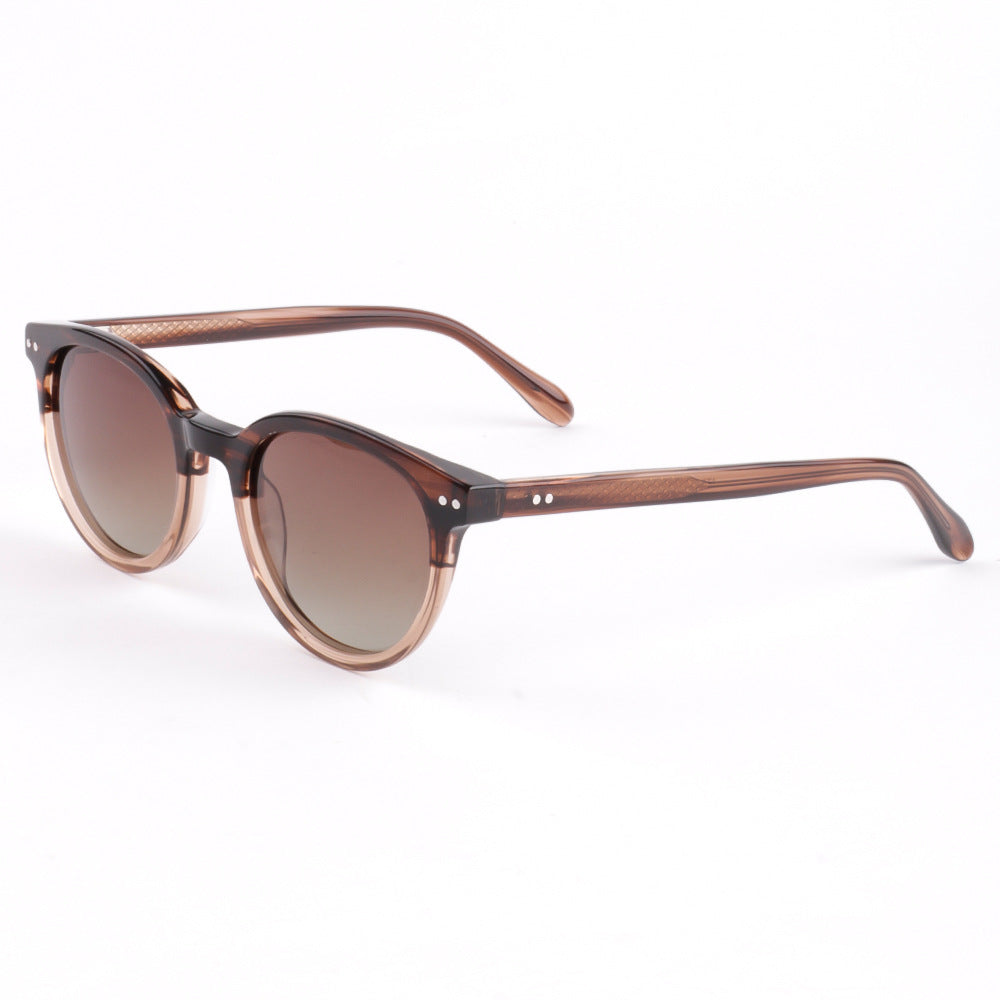 Women's fashionable sunglasses with an elegant, transparent frame and high-grade UV protection Stornfield