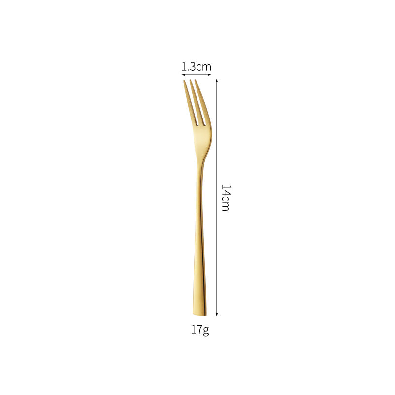 Elegant dessert knife with curved handle Stornfield