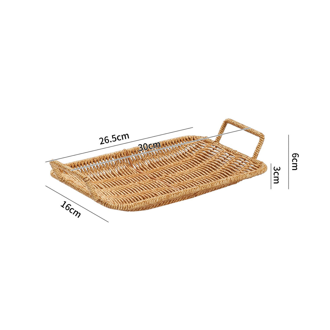 Handwoven Decorative Serving Basket Stornfield