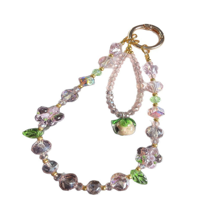 Floral Beaded Charm Phone Lanyard Stornfield