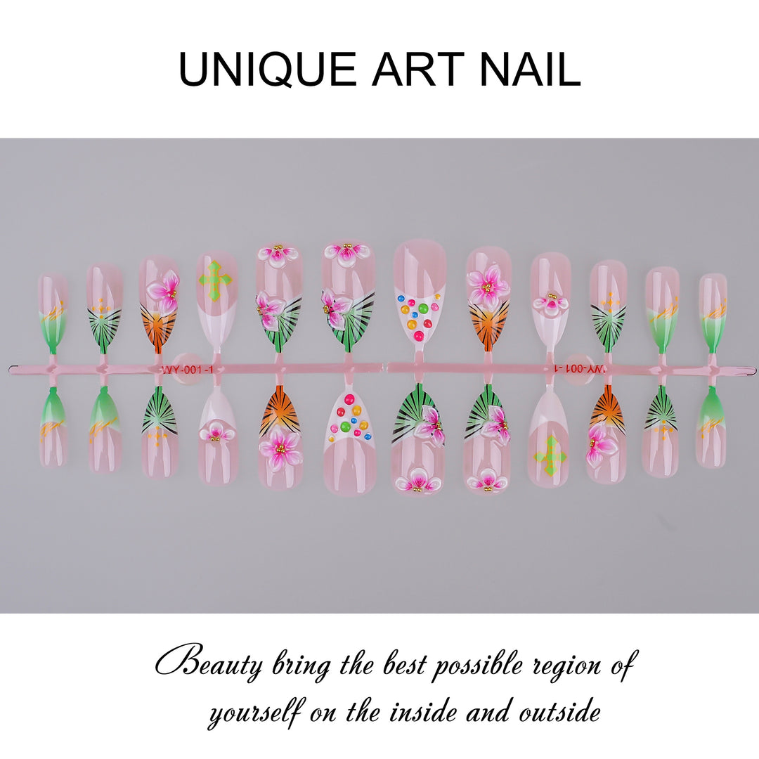 Themed Press-On Nail Art Set Stornfield