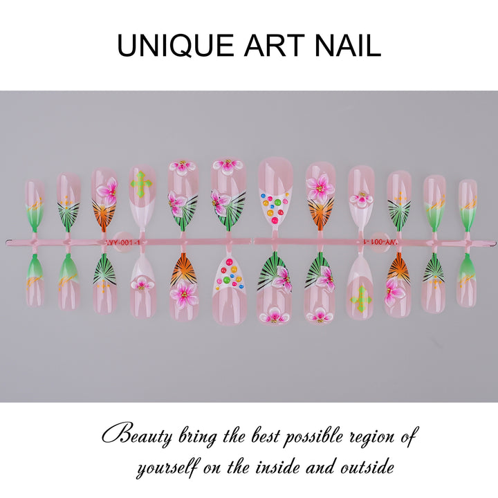 Themed Press-On Nail Art Set Stornfield