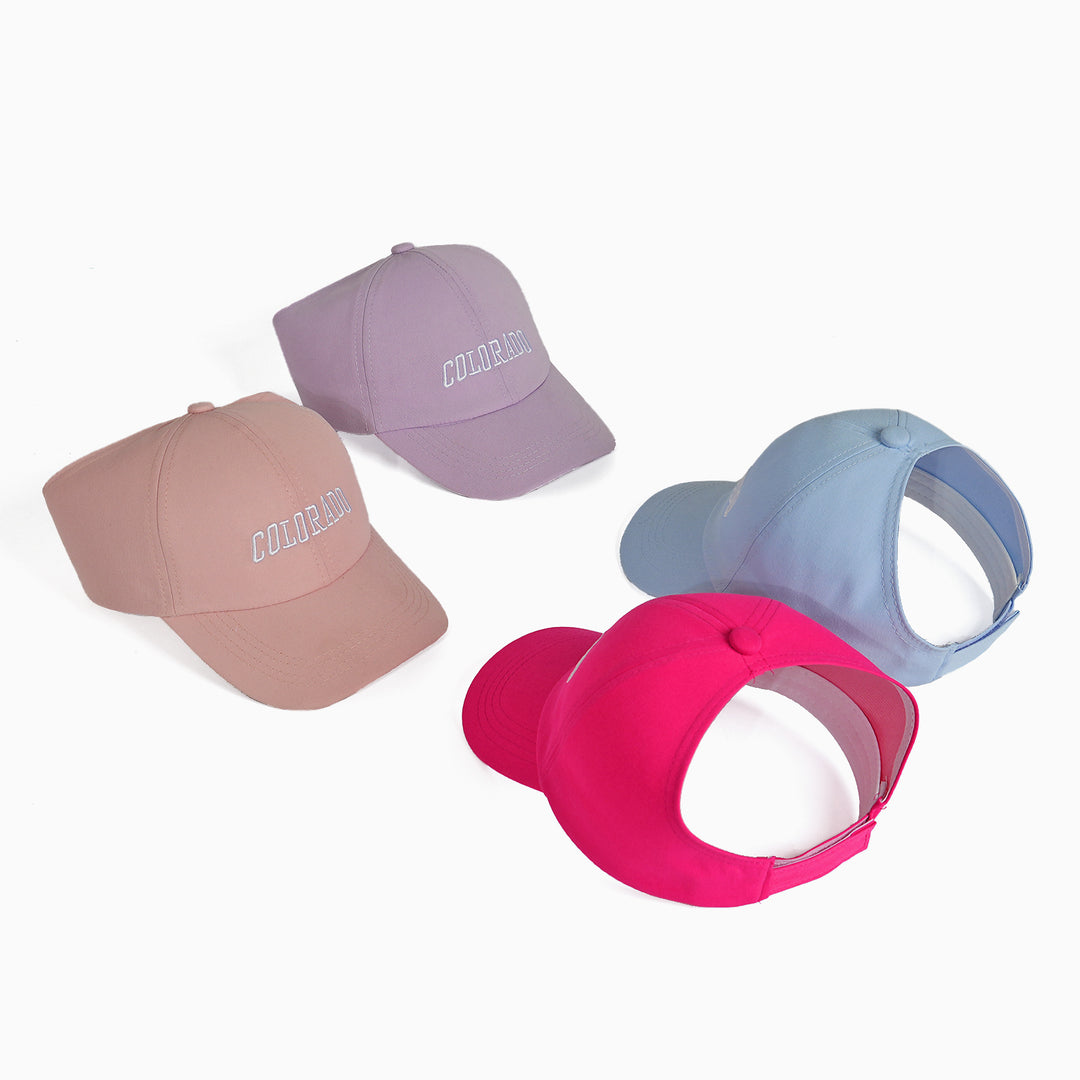 Ladies sporty cotton cap with front embroidery Stornfield