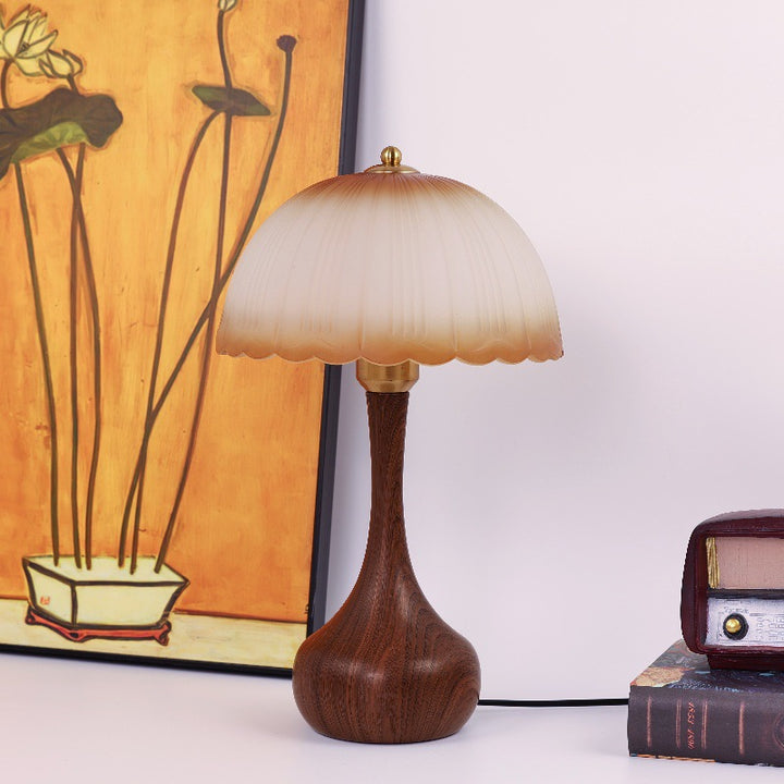 Vintage Glass Table Lamp