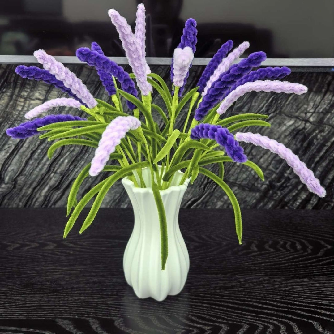 Decorative Ribbed Ceramic Flower Vase Stornfeild