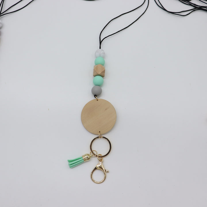 Beaded Keychain Lanyard with Decorative Tassel Stornfield