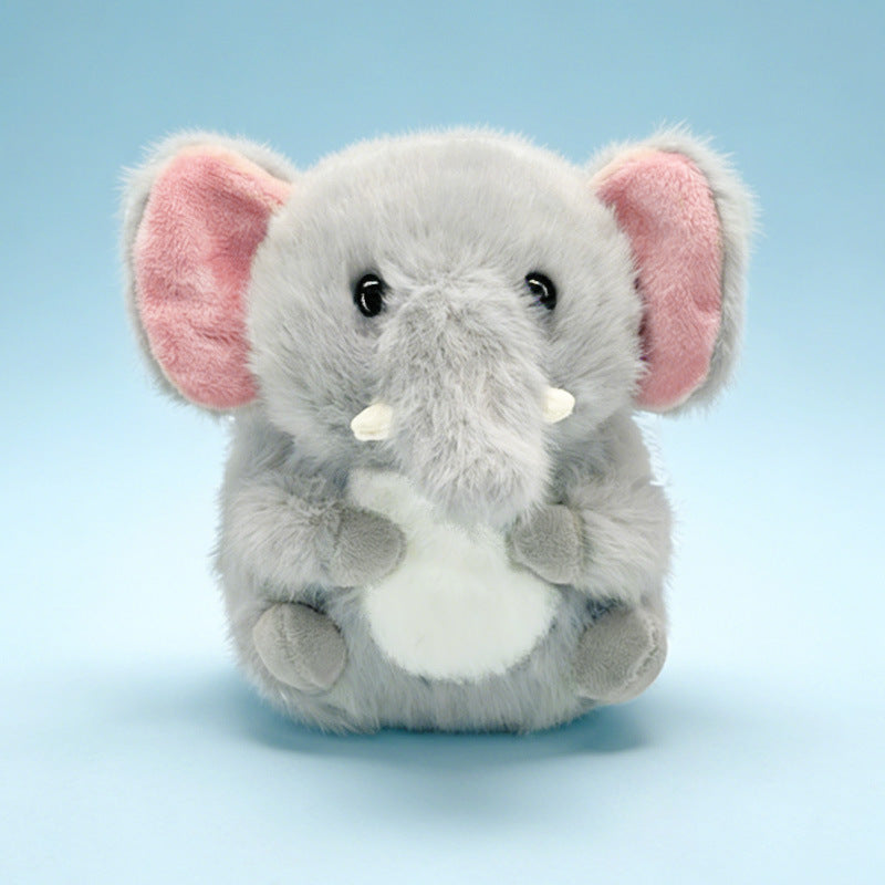 Plush Sitting Dino Cuddler with Ultra-Soft Faux Fur and Embroidered Face Stornfield