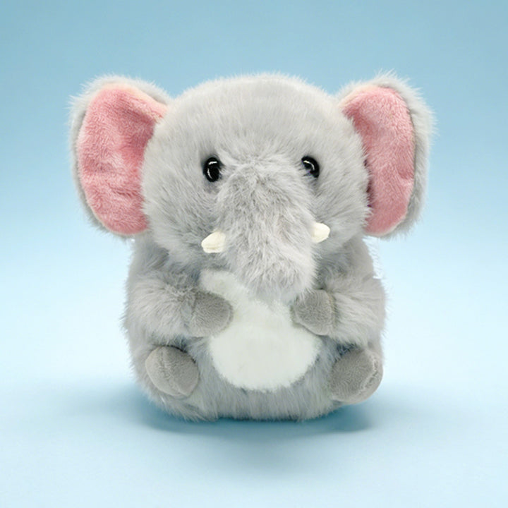Plush Sitting Dino Cuddler with Ultra-Soft Faux Fur and Embroidered Face Stornfield