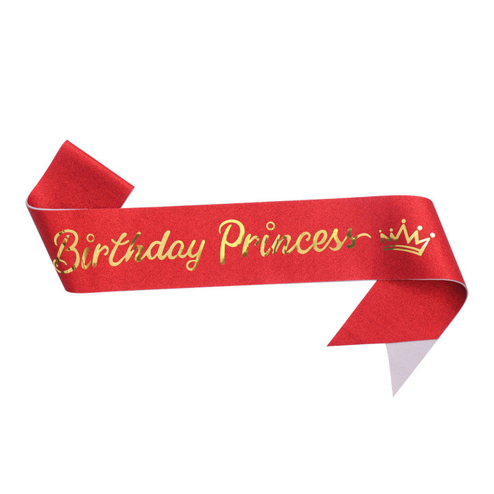 Women's Glittering Birthday Sash Stornfield